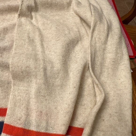 Christopher & Banks PM Petite medium Open Striped Lightweight Cardigan NWT - Picture 5 of 6